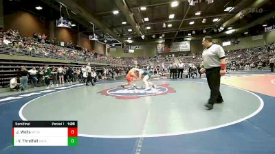 Semifinal - Vincent Threlfall, Snow Canyon vs Judson Wells, Mountain Crest