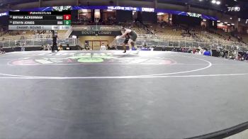 285 lbs Champ. Round 1 - Bryan Ackerman, Woodward Academy vs Ethyn Jones, Ringgold