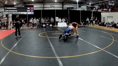 74 kg Champ. Round 2 - Ty Borkowski, Dragon Wrestling Club vs Lane Robinson, St Charles East Wrestling