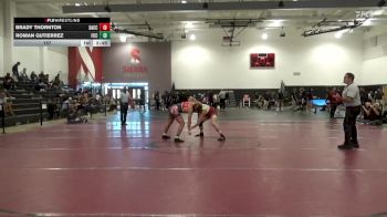 157 lbs Placement Matches (16 Team) - Roman Gutierrez, Fresno City College vs Brady Thornton, Sac City
