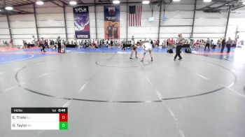 142 lbs Consi Of 8 #2 - Enzo Triola, NJ vs Drew Taylor, NC