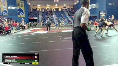 150 lbs Semifinal - Kollin Rath, Bethlehem Catholic vs Chase Hontz, Faith Christian Academy