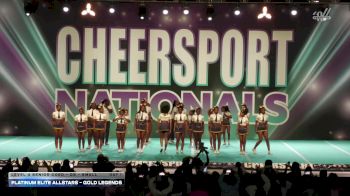Platinum Elite Allstars - Gold Legends [2026 L4 Senior Coed - D2 - Small Day 1] 2026 CHEERSPORT National All Star Cheerleading Championship