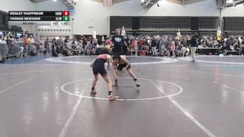 73 lbs Rr Rnd 1 - Wesley Kauffmann, Kingsway - ESC vs Thomas Mustakis, Clearview - ESC