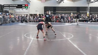 73 lbs Rr Rnd 1 - Wesley Kauffmann, Kingsway - ESC vs Thomas Mustakis, Clearview - ESC