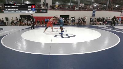 97 kg Cons. Quarters - Mateo Casillas, C4L WC vs Kwasi Bonsu, Blue Blood Wrestling Club