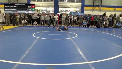 133 lbs Consy 4 - Noah Collins, West Greene vs Marcus Heck, Wyoming Seminary