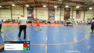 132 lbs Rr Rnd 1 - Ethan Makle, Team Takedown vs Vasilios KATRANIS, Sprig Gardner Wrestling Club