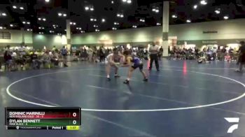 120 lbs Round 1 (6 Team) - Dominic Marinilli, New England Gold - AS vs Dylan Bennett, MXW Black