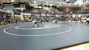 120 lbs Champ. Round 1 - Kate Shepherd, Pomona-West Franklin Hs vs Zayda Purvis, Beloit HS