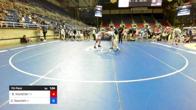 165 lbs 7th Place - Blake Hostetter, PA vs Don Beaufait, MI