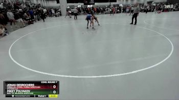 132 lbs Cons. Round 7 - Mikey Polyakov, Built By Brunson Wrestling vs Jonas DesRochers, COBRA ALL-STARS / Cobra Wrestling Systems LLC