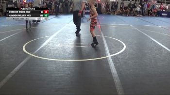 65 lbs Cons. Round 3 - Connor Boyd SW2, West Liberty-Salem vs Kayden Miller NE1, Donahue Wrestling Academy