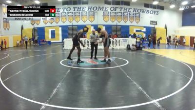 215 lbs Cons. Round 2 - Charon Belcher, Olympic Heights vs KENNETH BALLADARES, Cypress Creek H S