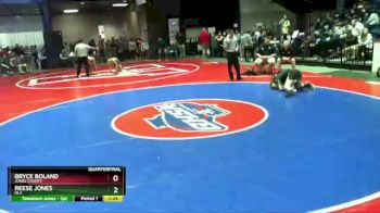 5 lbs Quarterfinal - Bryce Boland, Jones County vs Reese Jones, Ola