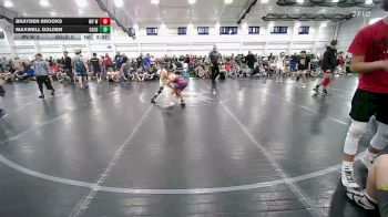 75 lbs Round Robin 4 - Brayden Brooks, WV Wild - MS vs Maxwell Golden, Gold Standard - MS