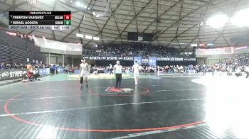Boys 4A 144 lbs Quarterfinal - Trenton Vasquez, Moses Lake vs Israel Acosta, Gonzaga Prep