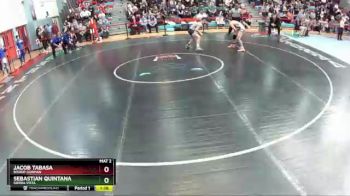 120 lbs Quarterfinal - Sebastian Quintana, Sierra Vista vs Jacob Tabasa, Bishop Gorman