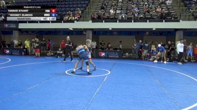 110 lbs Quarters - Tanner Stuart, Pennsylvania vs Rooney Olmedo, Michigan West Wrestling Club