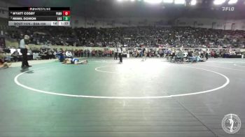 B3A-150 lbs Quarterfinal - Rebel Doiron, Little Axe vs Wyatt Cosby, Pawhuska