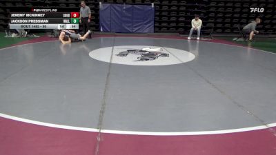 90 lbs Semifinal - Jeremy McKinney, Souderton vs Jackson Pressman, Wall