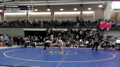 190 lbs Final - Dylan O'Brian, Fairfield Warde vs Chase Catalano, Xavier