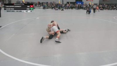 150 lbs Cons. Sub-semis - Callahan Earnest, KAMO Wrestling Academy vs Adam Rea, Open Mats