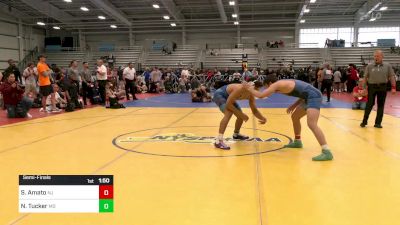 152 lbs Semifinal - Sonny Amato, NJ vs Noah Tucker, MD