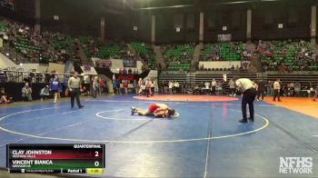 170 lbs Quarterfinal - CLAY JOHNSTON, Vestavia Hills vs Vincent Bianca, Grissom Hs