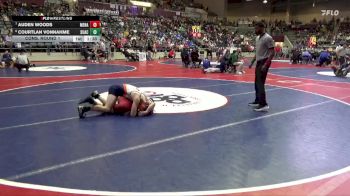 4A 138 lbs Cons. Round 1 - Courtlan Vonnahme, Subiaco Academy vs Auden Woods, Mena