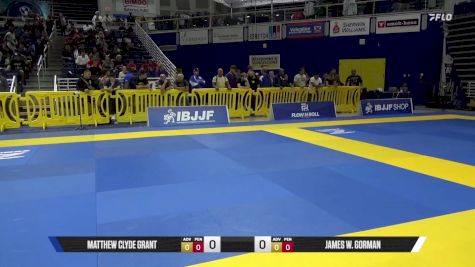Matthew Clyde Grant vs James W. Gor 2025 Pan IBJJF Jiu-Jitsu No-Gi Championship