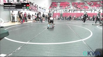 61 lbs Consi Of 8 #2 - Franciso Lopez, OKC Saints Wrestling vs Legend Ramsey, Del City Little League Wrestling