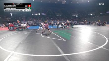 3A Boys 144 lbs Semifinal - Owen Turner, Banks Boys vs Dallen Duncan, McLoughlin Boys