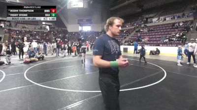 84 lbs Cons. Sub-semis - Bodhi Thompson, Mile High Wrestling Club vs Teddy Stone, Colorado