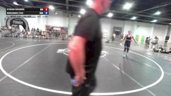 144 lbs Rr Rnd 1 - Kyson Rogers, Nikiski Freestyle WC vs Benjamin Cox, Savage House WC