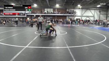 133 lbs Champ. Round 2 - Tyson Zvonar, Illinois Wesleyan vs Eli Sneed, Cornell College