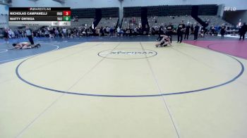 128-H lbs 2nd Place - Nicholas Campanelli, Frost Gang vs Matty Ortega, Yale Street