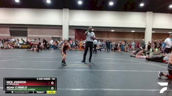 50 lbs Quarterfinal - Nick Johnson, CC Grapplers vs Noah Curbelo, Terminator Wrestling Academy