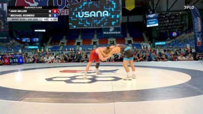 144 lbs 3rd Place Match - Jake Miller, OK vs Michael Romero, CA
