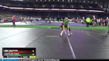 Girls - 105 lbs Champ. Round 1 - MaryAlice Lynch, St Mary Catholic Central HS vs Abby Wildfong, Mancelona HS