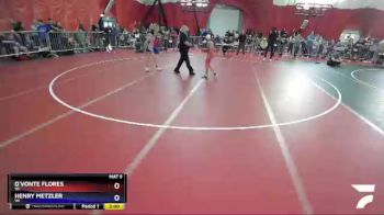82 lbs Cons. Round 2 - D`Vonte Flores, WI vs Henry Metzler, WI