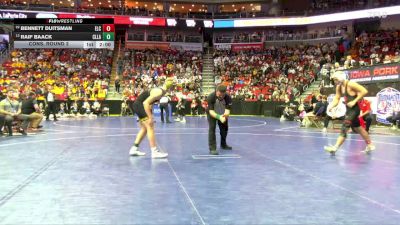 2A-165 lbs Cons. Round 2 - Bennett Duitsman, Estherville Lincoln Central vs Raif Baack, Clear Lake