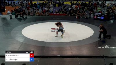 138 lbs Semis - Carlos Valdiviezo, CA vs Justis Jesuroga, IA