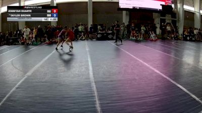 105 lbs Quarters - Jenniyah Duarte, California vs Tayler Brown, Idaho