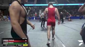 250 lbs Quarterfinal - Kaishen Brack, Wakeeney vs Jaxson Thomas, Jr. Vikings