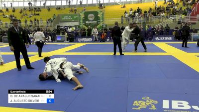 DIEGO DE ARAUJO SARAIVA vs JOSE AUGUSTO SILVEIRA 2024 Brasileiro Jiu-Jitsu IBJJF