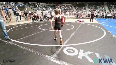 49 lbs Consi Of 8 #2 - Warren Walker, Raw Wrestling Club vs Danger Shimonek, Pawhuska Elks Takedown