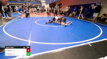 120 lbs Semifinal - Gus Strick, Lawrence Elite vs Spencer Holum, Vinita Kids Wrestling