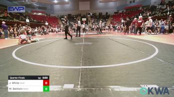 95 lbs Quarterfinal - Joslynn White, Skiatook Youth Wrestling vs Marleigh Baldwin, Broken Arrow Wrestling Club