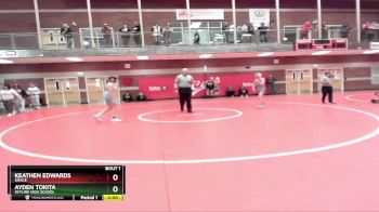 106 lbs Champ. Round 1 - Ayden Tokita, Skyline High School vs Keathen Edwards, Grace